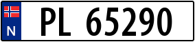Truck License Plate